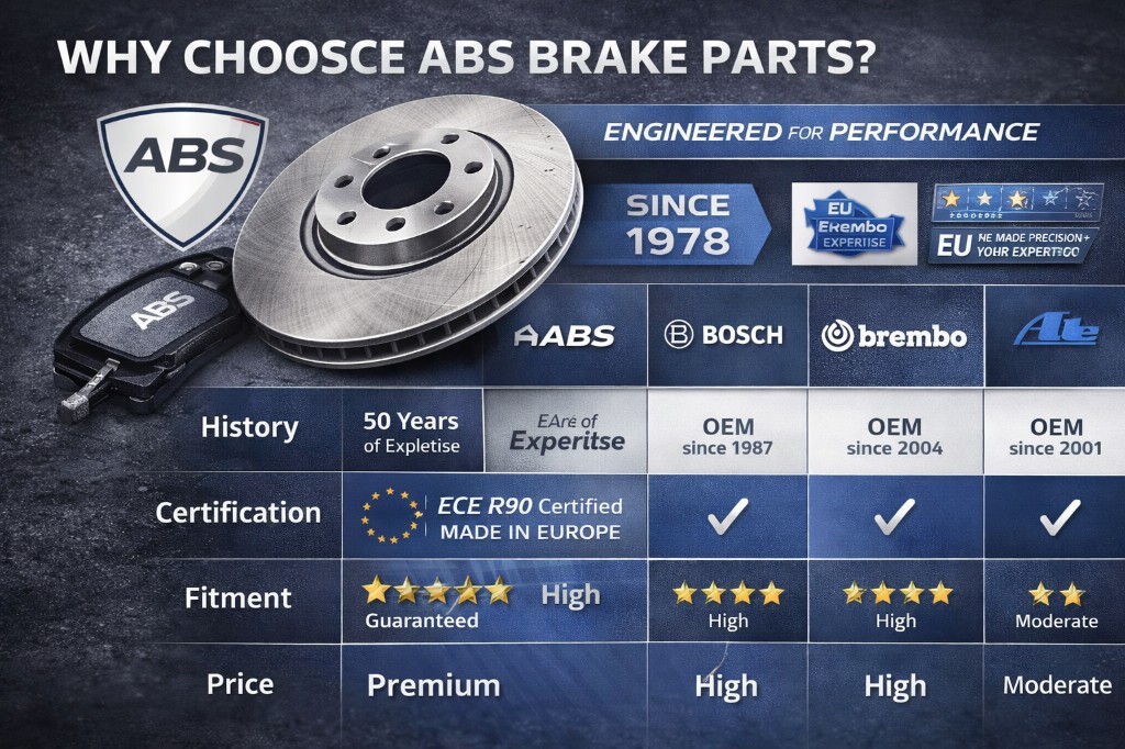 ABS vs Bosch vs Brembo vs ATE, brand comparison